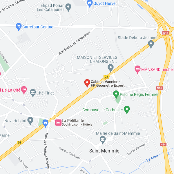 Carte Chalons-en-Champagne